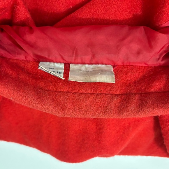 Vintage Newport News Red Wool Pea Coat 12 - Picture 11 of 11